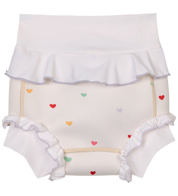 Vanilla Copenhagen Zwemluier - Neo - White Cream Hearts - Vanilla Copenhagen - 2-3 jaar (92-98) - Zwemluiers