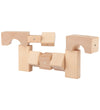 Kooglo Magnetisch Bouwblokken - Hout - 50 st. - Basic Natural - Kooglo - OneSize - Magnetisch speelgoed