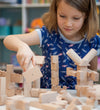 Kooglo Magnetisch Bouwblokken - Hout - 50 st. - Basic Natural - Kooglo - OneSize - Magnetisch speelgoed