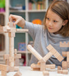 Kooglo Magnetisch Bouwblokken - Hout - 50 st. - Basic Natural - Kooglo - OneSize - Magnetisch speelgoed