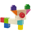 Kooglo Magnetisch Bouwblokken - Hout - 50 st. - Basic Colour - Kooglo - OneSize - Magnetisch speelgoed