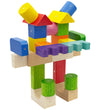 Kooglo Magnetisch Bouwblokken - Hout - 100 st. - MEGA Colour - Kooglo - OneSize - Magnetisch speelgoed