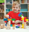 Kooglo Magnetisch Bouwblokken - Hout - 100 st. - MEGA Colour - Kooglo - OneSize - Magnetisch speelgoed