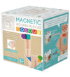 Kooglo Magnetisch Bouwblokken - Hout - 10 st. - Micro Colour Gev - Kooglo - OneSize - Magnetisch speelgoed