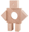 Kooglo Magnetisch Bouwblokken - Hout - 7 st. - Micro Natural Pr - Kooglo - OneSize - Magnetisch speelgoed