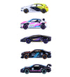 Majorette Auto´s - 5-pack - Neon Races - Majorette - OneSize - Auto´s
