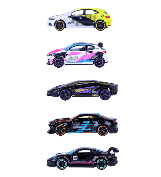 Majorette Auto´s - 5-pack - Neon Races - Majorette - OneSize - Auto´s