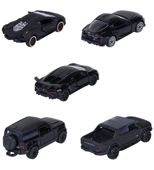 Majorette Auto´s - 5-pack - Black Editie - Majorette - OneSize - Auto´s