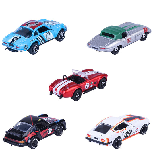 Majorette Auto´s - 5-pack - Vintage Racen - Majorette - OneSize - Auto´s