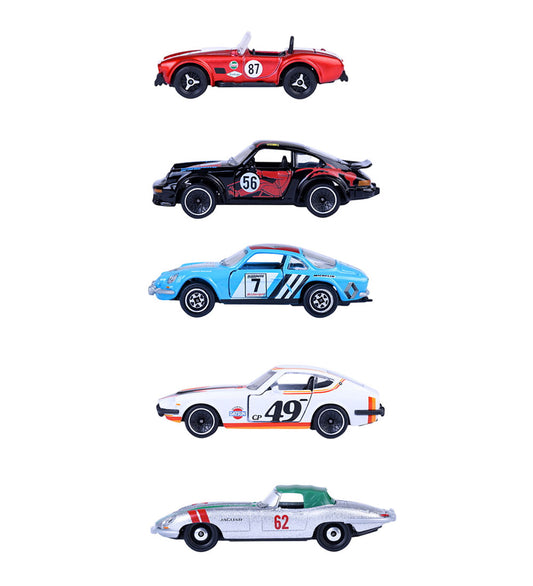 Majorette Auto´s - 5-pack - Vintage Racen - Majorette - OneSize - Auto´s