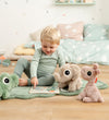 Done by Deer Knuffel - Knuffel vriend - Raffi - 26 cm - Powder - Done by Deer - OneSize - Knuffels