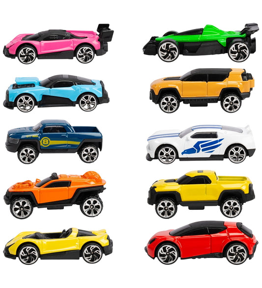 Dickie Toys Auto´s - Gegoten metalen voertuigen - 5-pack - Assor - Dickie Toys - OneSize - Auto´s