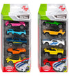 Dickie Toys Auto´s - Gegoten metalen voertuigen - 5-pack - Assor - Dickie Toys - OneSize - Auto´s