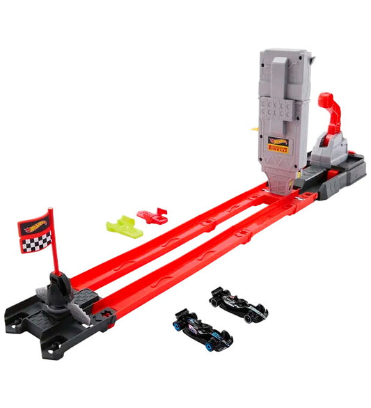 Hot Wheels Racebaan - F-1 Racing Speed Start Faceoff - Hot Wheels - OneSize - Racebanen