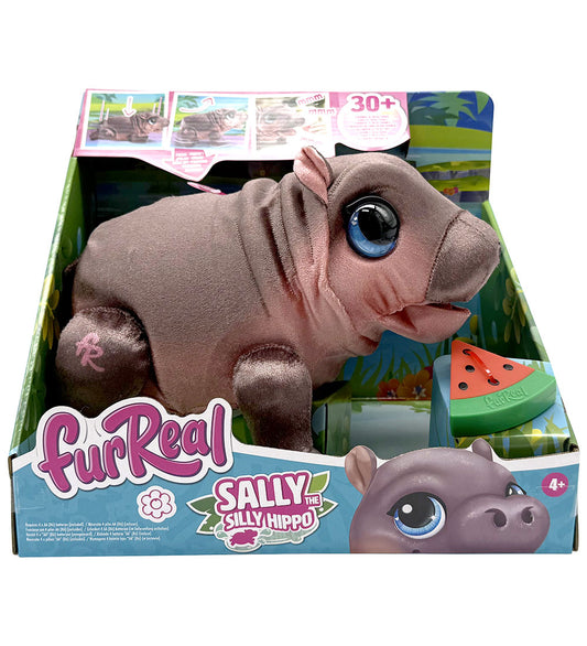 FurReal Interactief Knuffel - Sally Het Dwaze Nijlpaard - FurReal - OneSize - Knuffels
