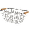 MaMaMeMo Winkelwagen - Metaal m. Houten handvat - MaMaMeMo - OneSize - Speelgoedeten
