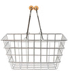 MaMaMeMo Winkelwagen - Metaal m. Houten handvat - MaMaMeMo - OneSize - Speelgoedeten