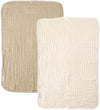 Leander Verschoonmatje - Mousseline - 2-pack - Cappuccino/Mocca - Leander - OneSize - Verschoonmatjes