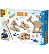 SES Creative Bouwwerf Speelset - 77 Onderdelen - Brix Junior - SES Creative - OneSize - Blokken