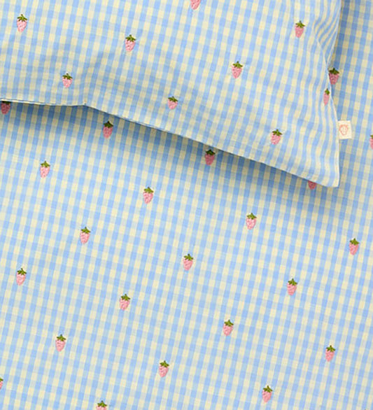 Flöss Beddengoed - Volwassenen - Mille - 140x200 cm - Sky Berry  - Flöss - Volwassenen - Beddengoed - Volwassenen