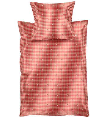 Flöss Beddengoed - Volwassenen - Molly - 140x200 cm - Rood/Roze  - Flöss - Volwassenen - Beddengoed - Volwassenen