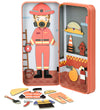 mierEdu Magnetisch Reisset - Brandweerman - mierEdu - OneSize - Magnetisch speelgoed