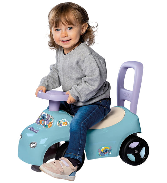 Smoby Loopwagen - Auto Ride Aan - Stitch - Smoby - OneSize - Loopwagens