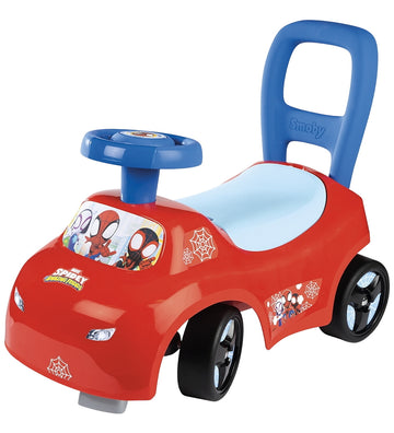 Smoby Loopwagen - Auto Ride Aan - Spidey - Smoby - OneSize - Loopwagens