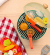 B. toys Kogelgrill - 18 Onderdelen - Mini Chef - BBQ-grill - B. toys - OneSize - Speelgoedeten