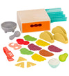 B. toys Speelgoedeten - 22 Onderdelen - Mini Chef - Tiny Taco's - B. toys - OneSize - Speelgoedeten