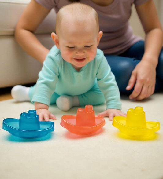 Playgro Badspeelgoed - 3 st. - Boten - Playgro - OneSize - Badspeelgoed