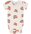 Hust and Claire Romper s/s - Billy - Sandshell m. Auto's - Hust and Claire - 1½ jaar (86) - Rompers Korte Mouw