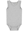 Minymo Romper mouwloos - Bamboe - Medium+ Grey Melange - Minymo - 1 jaar (80) - Rompers Mouwloos