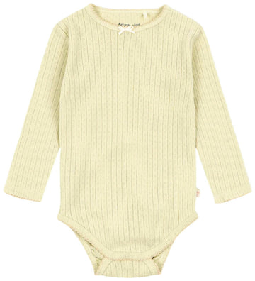 Konges Sløjd Romper l/s - Minnie - Green Haze - Konges Sløjd - 74 - Rompers Lange Mouw