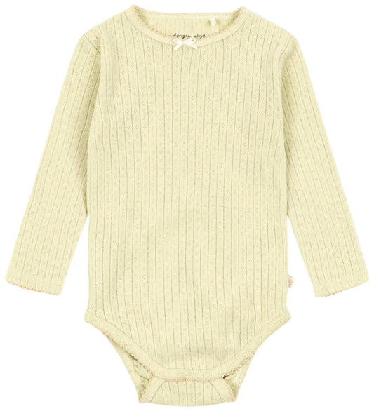 Konges Sløjd Romper l/s - Minnie - Green Haze - Konges Sløjd - 74 - Rompers Lange Mouw