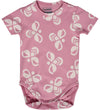 Hummel Romper s/s - Polignac m. Logos - Hummel - 62 - Rompers Korte Mouw