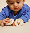 BIBS Colour Fopspenen - Maat 2 - Rond - 2-pack - Ivory/Goud - BIBS - 6-18 mnd - Fopspenen