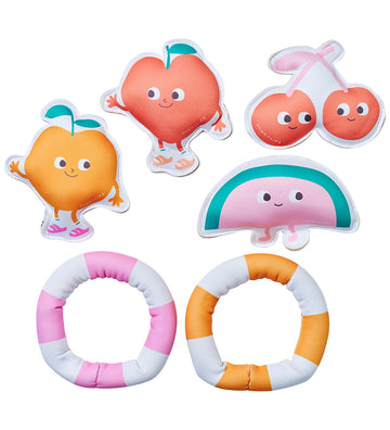 SunnyLife Duikgewichten - 6 stk - Poppy De Peach - SunnyLife - OneSize - Badspeelgoed