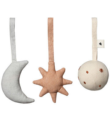 Ferm Living Hangspeeltje - Skye - 3 st. - Rose - Ferm Living - OneSize - Hangspeeltjes