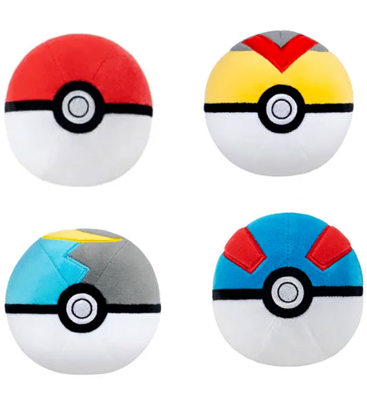 Pokémon Knuffel - 10 cm - Pokébal - Assorti - Pokémon - OneSize - Knuffels