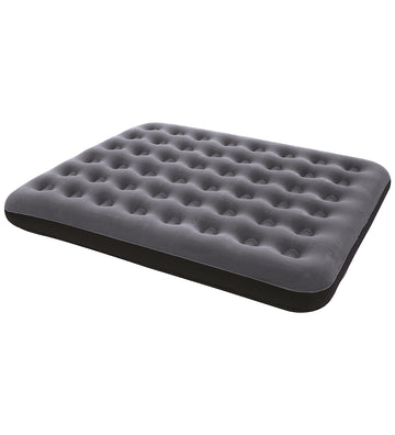 Camping Check Luchtmatras - Double - 203x152x22 cm - Grijs/Zwart - Camping Check - OneSize - Matrassen