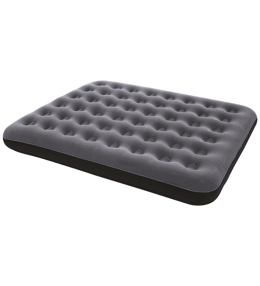 Camping Check Luchtmatras - Double - 203x152x22 cm - Grijs/Zwart - Camping Check - OneSize - Matrassen