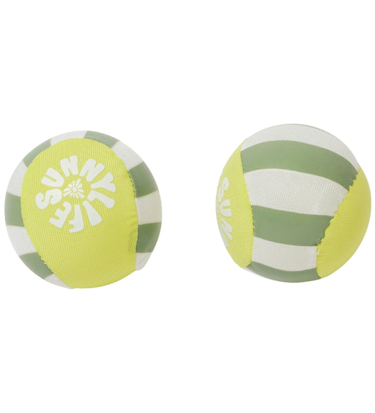 SunnyLife Badspeelgoed - 2 Ballen - Tides Out Citrus - SunnyLife - OneSize - Badspeelgoed