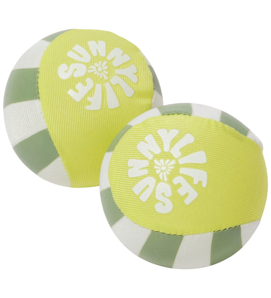 SunnyLife Badspeelgoed - 2 Ballen - Tides Out Citrus - SunnyLife - OneSize - Badspeelgoed