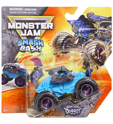 Monster Jam Truck - 1:64 - Smash & Bash - Son-Uva Digger - Monster Jam - OneSize - Auto´s