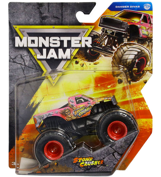 Monster Jam Truck - Danger Divas - 1:64 - Stone Crusher - Monster Jam - OneSize - Auto´s