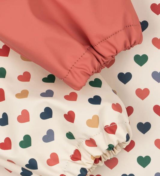 Konges Sløjd Schorten - PU - 2-pack - Coeur Colore/Faded Rose - Konges Sløjd - 18-36 mnd - Schorten