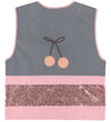 Jeune Premier Reflecterend Vest - 6-9 jaar - Cherry Pompon - Jeune Premier - OneSize - Sloten
