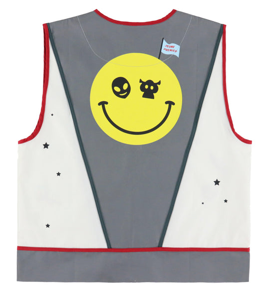 Jeune Premier Reflecterend Vest - 6-9 jaar - Space Indringers - Jeune Premier - OneSize - Sloten