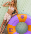 Swim Essentials Zwemband - Palm Bomen - 120 cm - Paars/Oranje - Swim Essentials - OneSize - Zwembanden